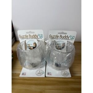 Guzzle Buddy 2‎ GO Wine Bottle Inserts Portable Drinkware Qty 2 NEW